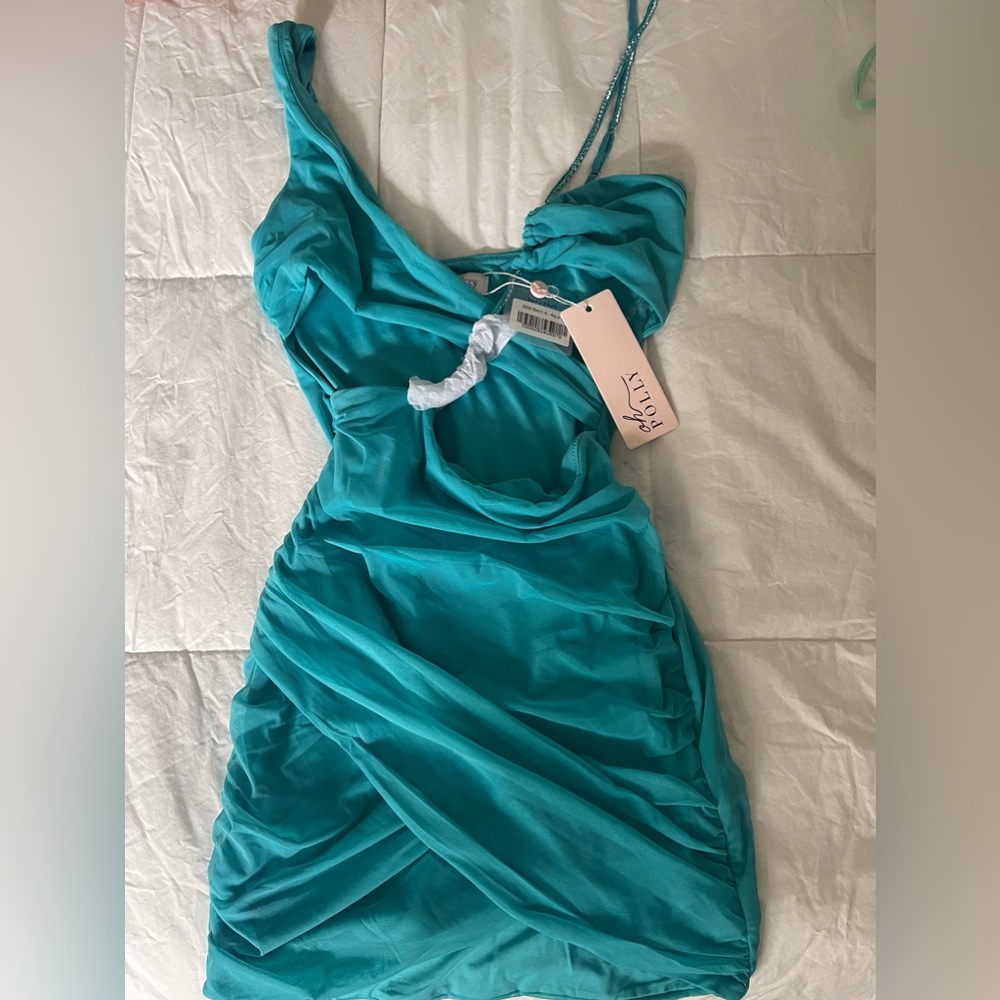 🤍*NEW* aqua Oh Polly dress